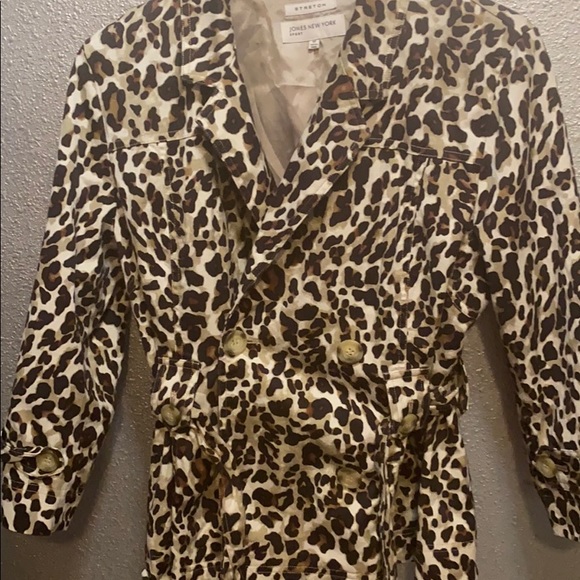 Leopard Print Jacket by Jones New York M! - Picture 4 of 7